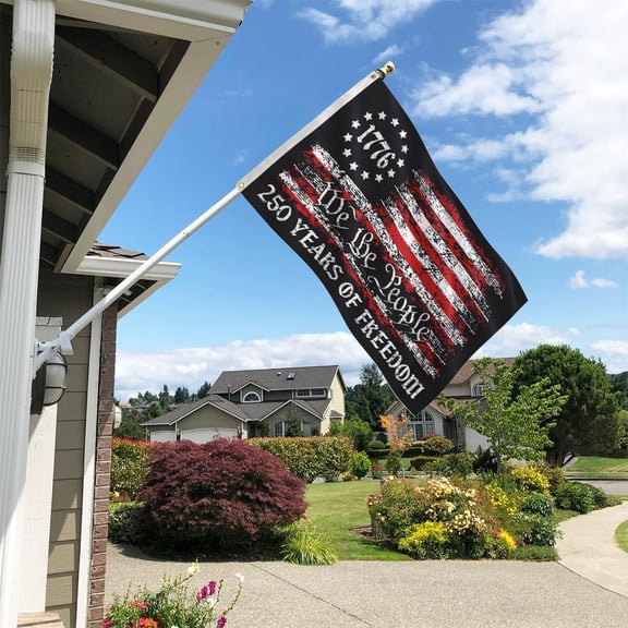 250 Years of Freedom Flag 1776-2026 Flag Patriotic Outdoor Flag 13 Star Flag USA 250th Flag 3 X 2 FT Distressed Flag with 13 Stars and 250 Years of Freedom Design for 250th Anniversary