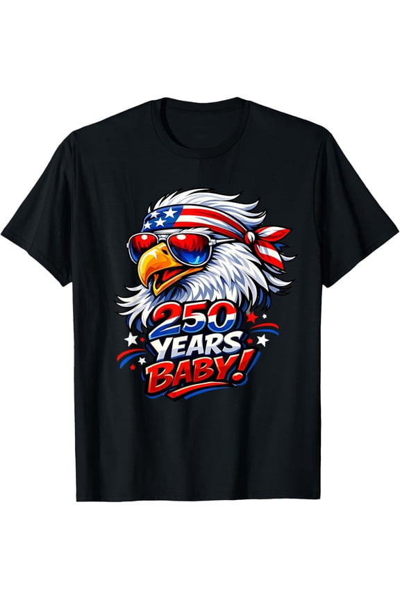 250 Years Little Funny Eagle USA 250th Anniversary 1776-2026 Shirt