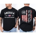 thumbnail image 1 of 250 Years Of Freedom 250th Anniversary USA We The People Patriotic 2 Sided Tee, 1 of 7
