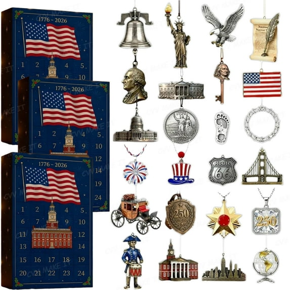 250 Years Of Freedom Patriotic Countdown Box Advent Calendar 2025 ...