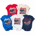 thumbnail image 1 of 250 Years Of Freedom Shirt, 4th Of July Family Matching Tee, 1776-2026 Patriotic T-Shirt, 1 of 7