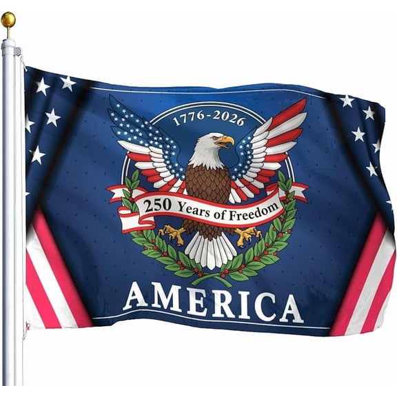 250 Years Of Freedoms Anniversary Flag