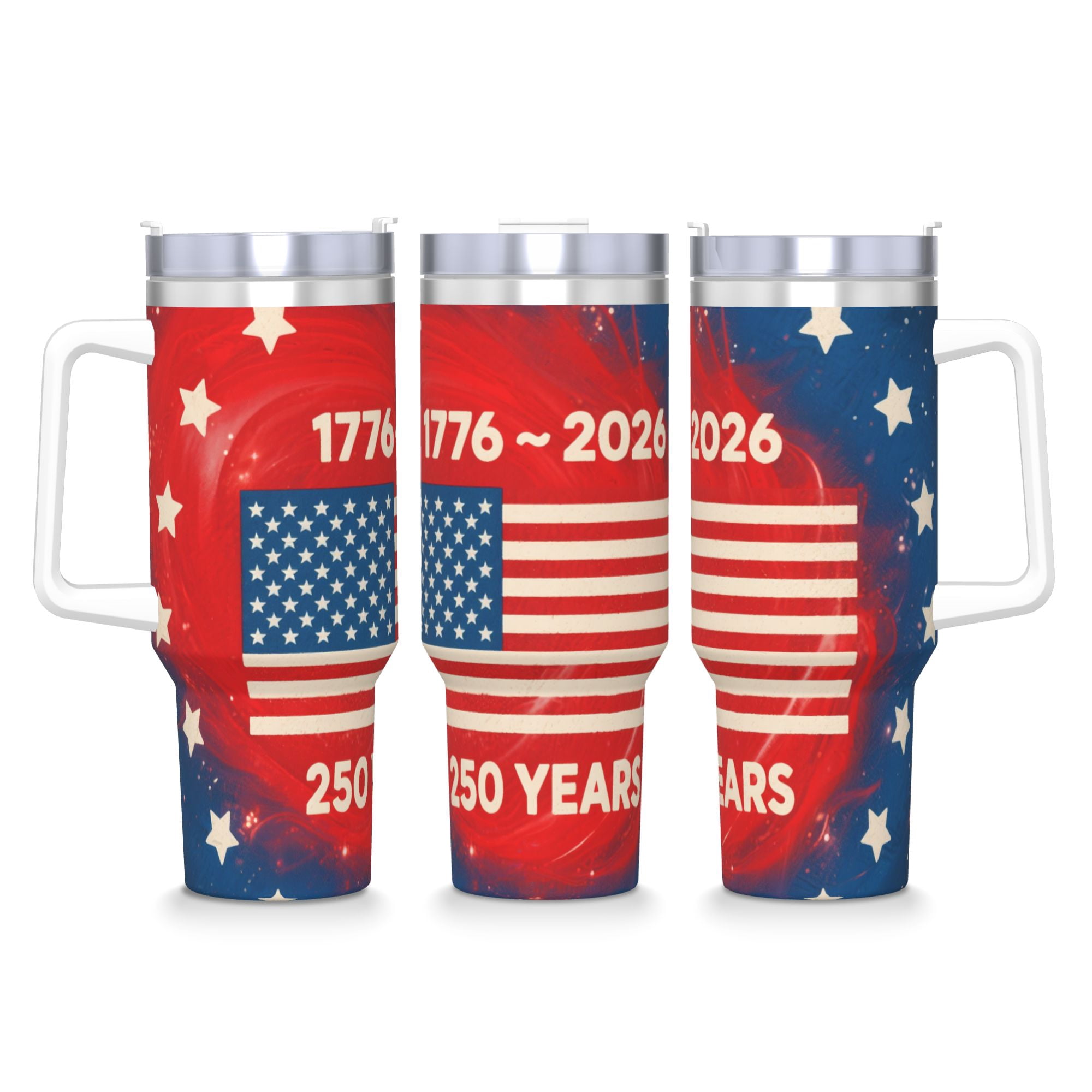 250 Years USA Commemorative Travel Mug Stainless Steel Vacuum Insulated ...