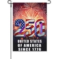 thumbnail image 1 of 250 Years USA Garden Flag, America 250th Anniversary Banner 1776-2026 Patriotic 4th of July Yard Sign Double-Sided Waterproof Flag, 1 of 1