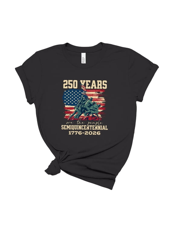 250 Years We The People Semiquincentennial Soldier Patriotic Tee Men Women