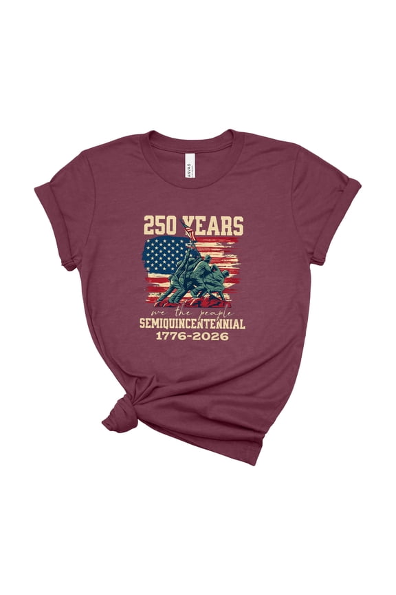 250 Years We The People Semiquincentennial Soldier Patriotic Tee Men Women