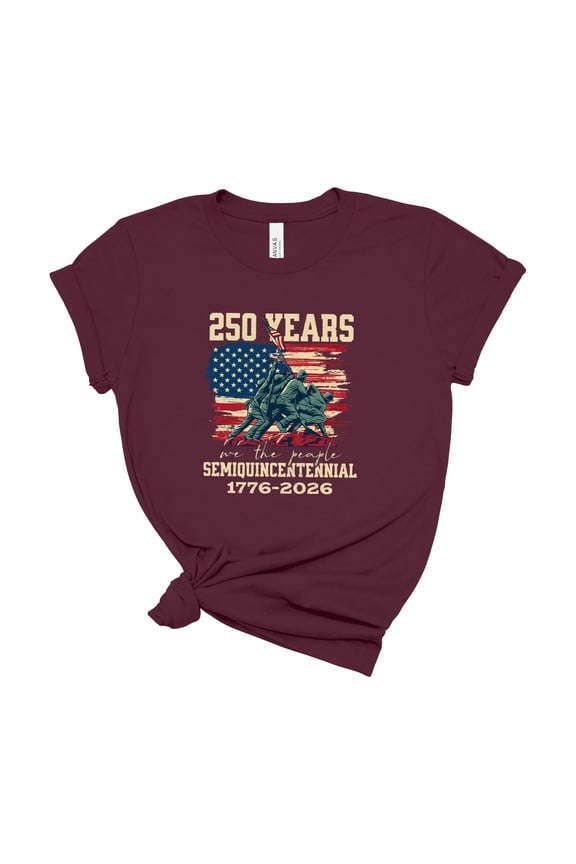 250 Years We The People Semiquincentennial Soldier Patriotic Tee Men Women