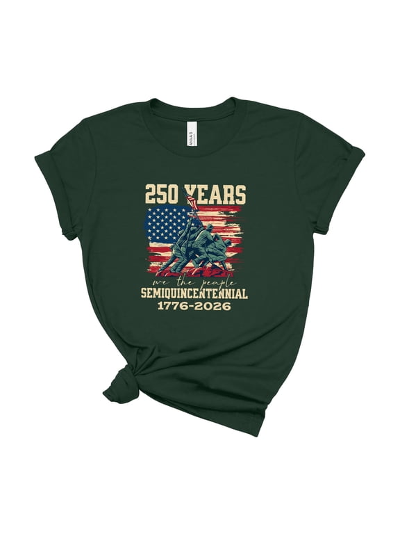 250 Years We The People Semiquincentennial Soldier Patriotic Tee Men Women
