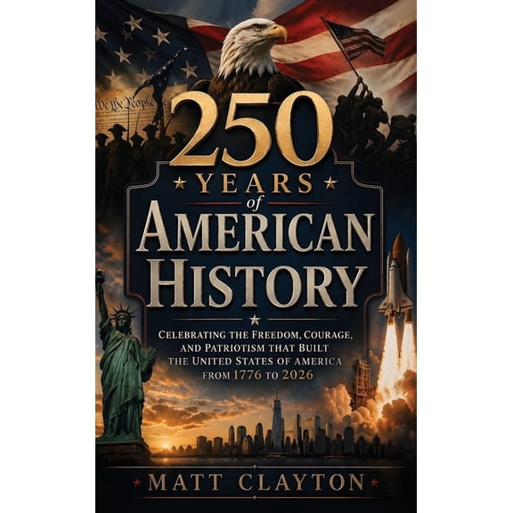 250 Years of American History: Celebrating the Freedom, Courage, and Patriotism That Built the United States of America , (Hardcover)
