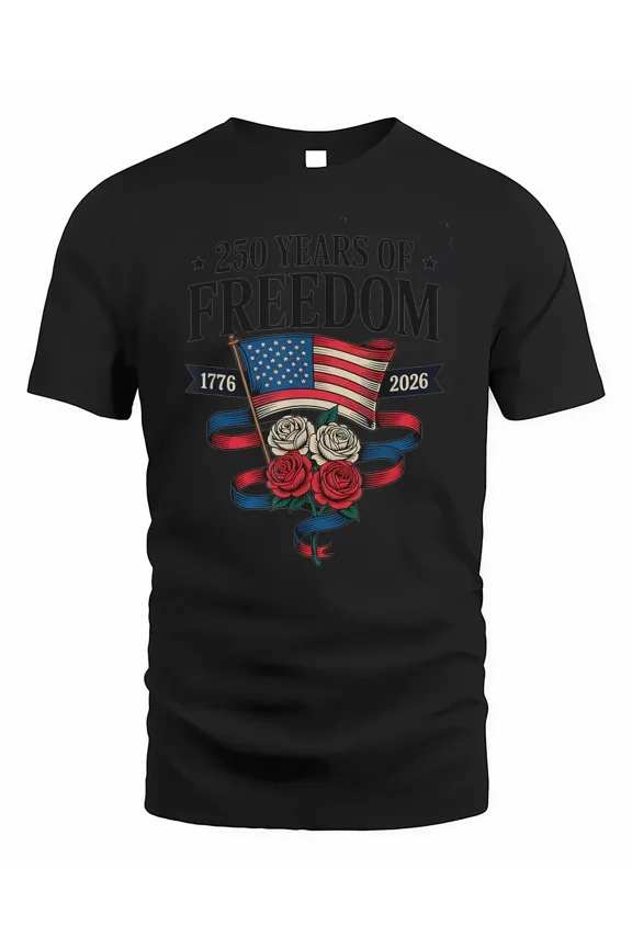 250 Years of Freedom 1776 2026 July 4th 250th Birthday Shirt