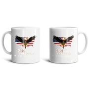 250 Years of Freedom Coffee Mug Designed for Celebrating American Heritage, 11oz Ceramic Mug for Gift Giving