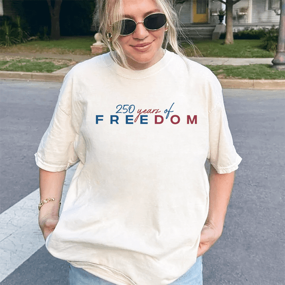 250 Years of Freedom Patriotic Tee