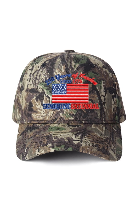 250 Years of Freedom Since 1776" Semiquincentennial Embroidered Patchwork Trucker Hat Adjustable Unisex Snapback, USA Bicentennial Travel
