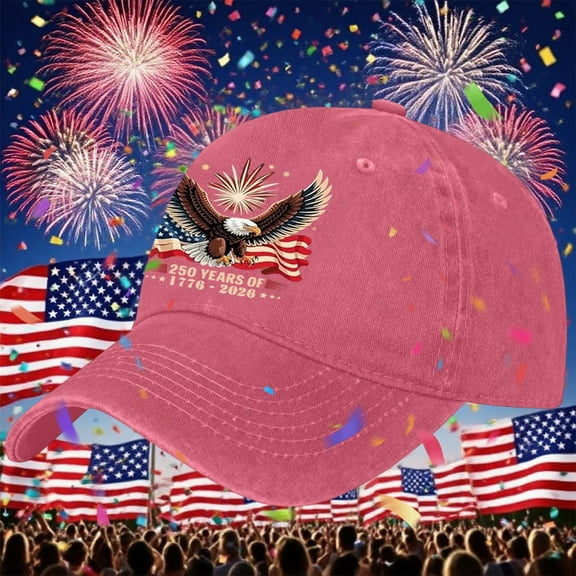 250 anniversary usa hat,250th anniversary usa hat,US 250th Anniversary Hat Adjust Washed Patriotic Baseball Cap USA Flag Celebrate 250 Years(Multicolor H)