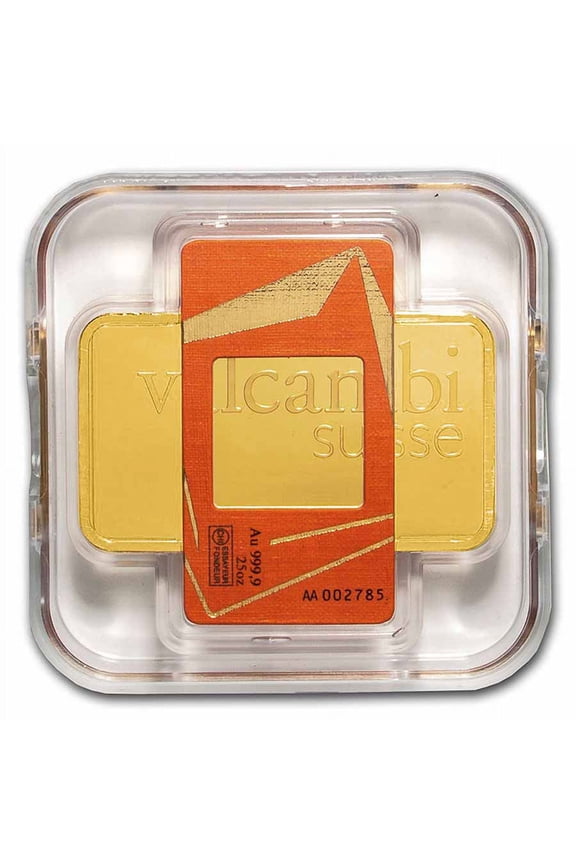 250 gram Gold Bar - Valcambi (w/Assay)