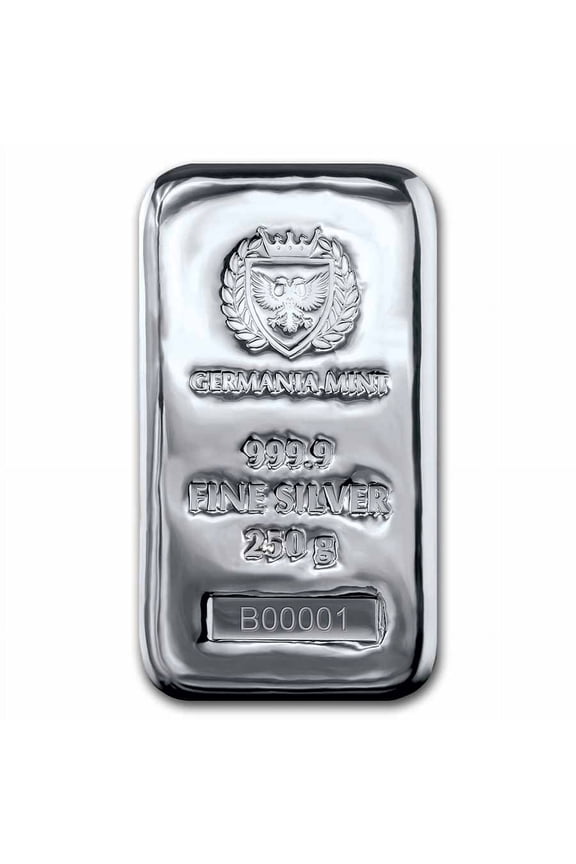 250 gram Silver Bar - Germania Mint (Serialized)