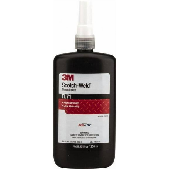 250 mL Bottle Red Liquid Threadlocker