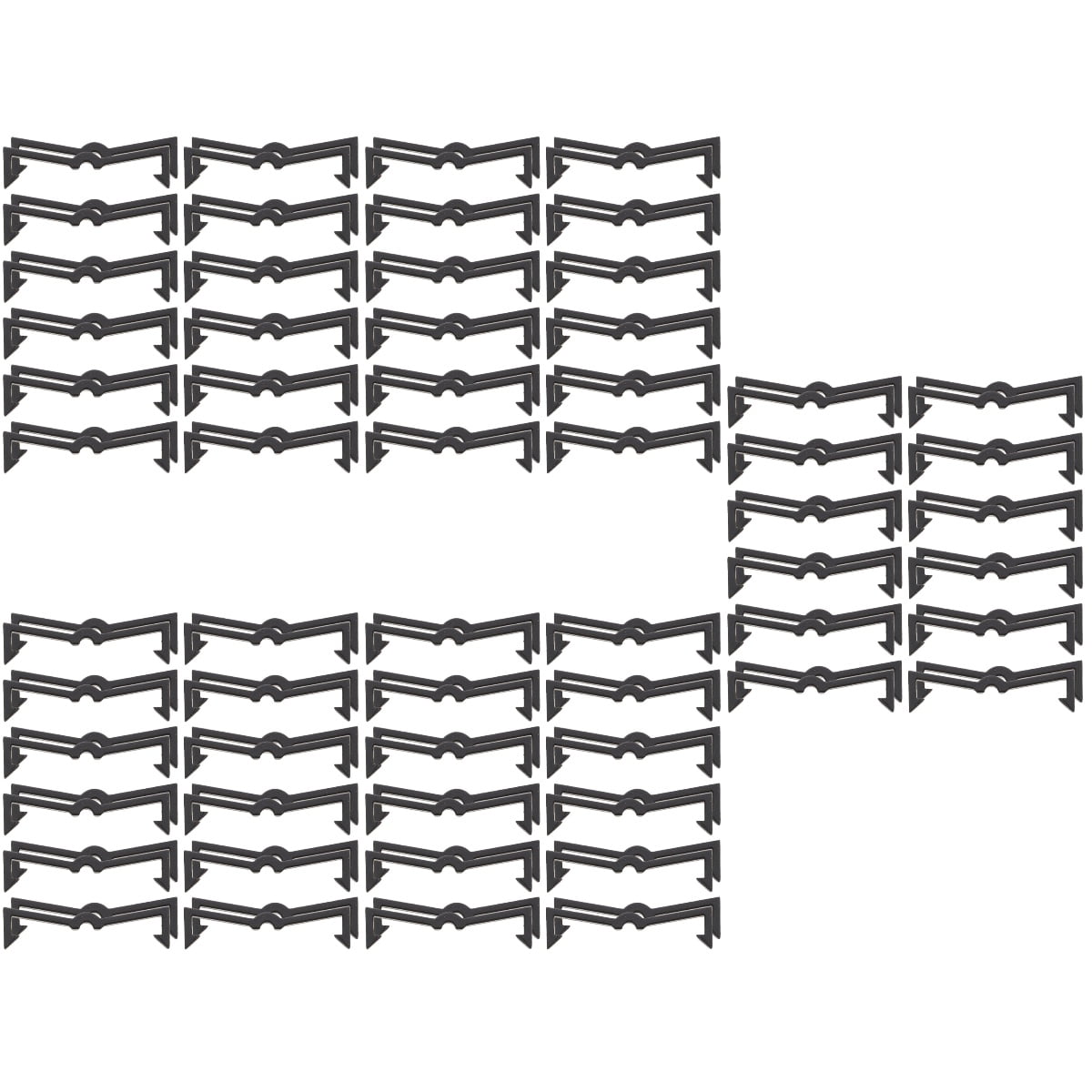 250 pcs Peg Board Hook Retainers Peg Board Hook Locks Portable Peg