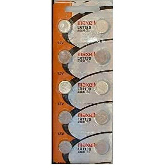 250 x LR1130 / AG10 Maxell Alkaline Button Batteries