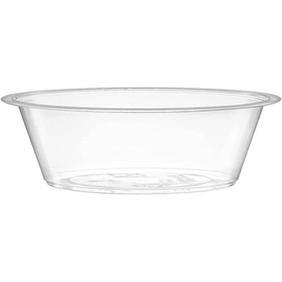 [2500] 1.5oz Small Plastic Portion Cups Souffle Cups Salad Dressing Container, Lids Sold Separately (1.5oz Portion Cups)