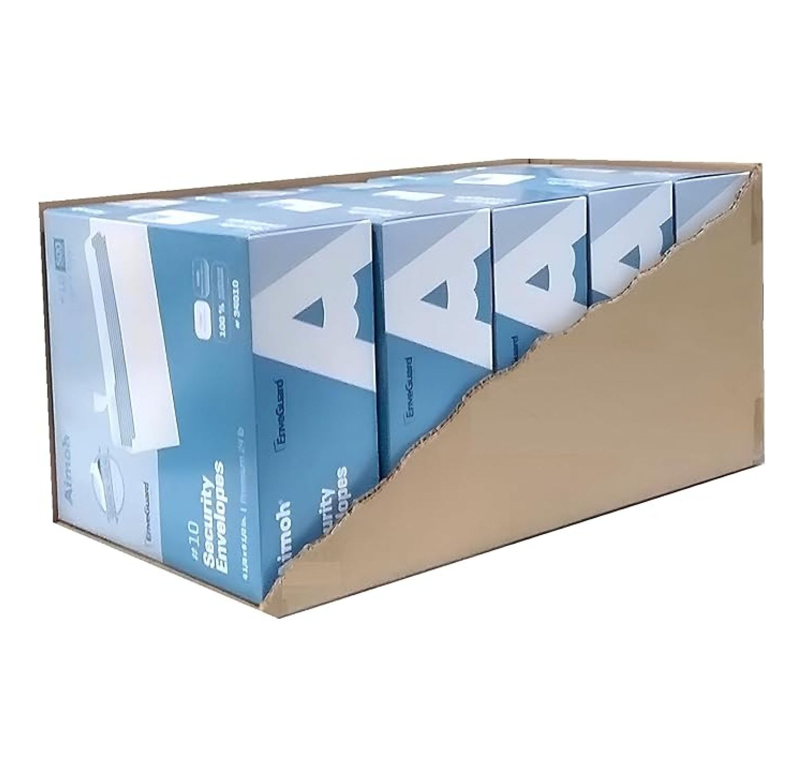 2500#10 Security Self-Seal Envelopes, Windowless Design, Premium ...