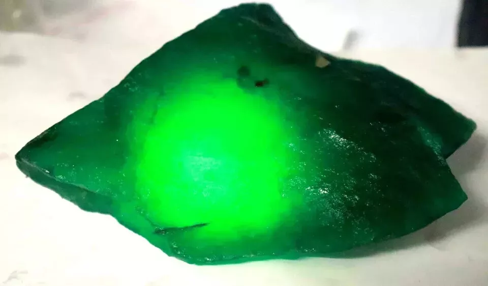 250-300 Carat Colombian Green Emerald Rough - Natural Raw Uncut Gemstone
