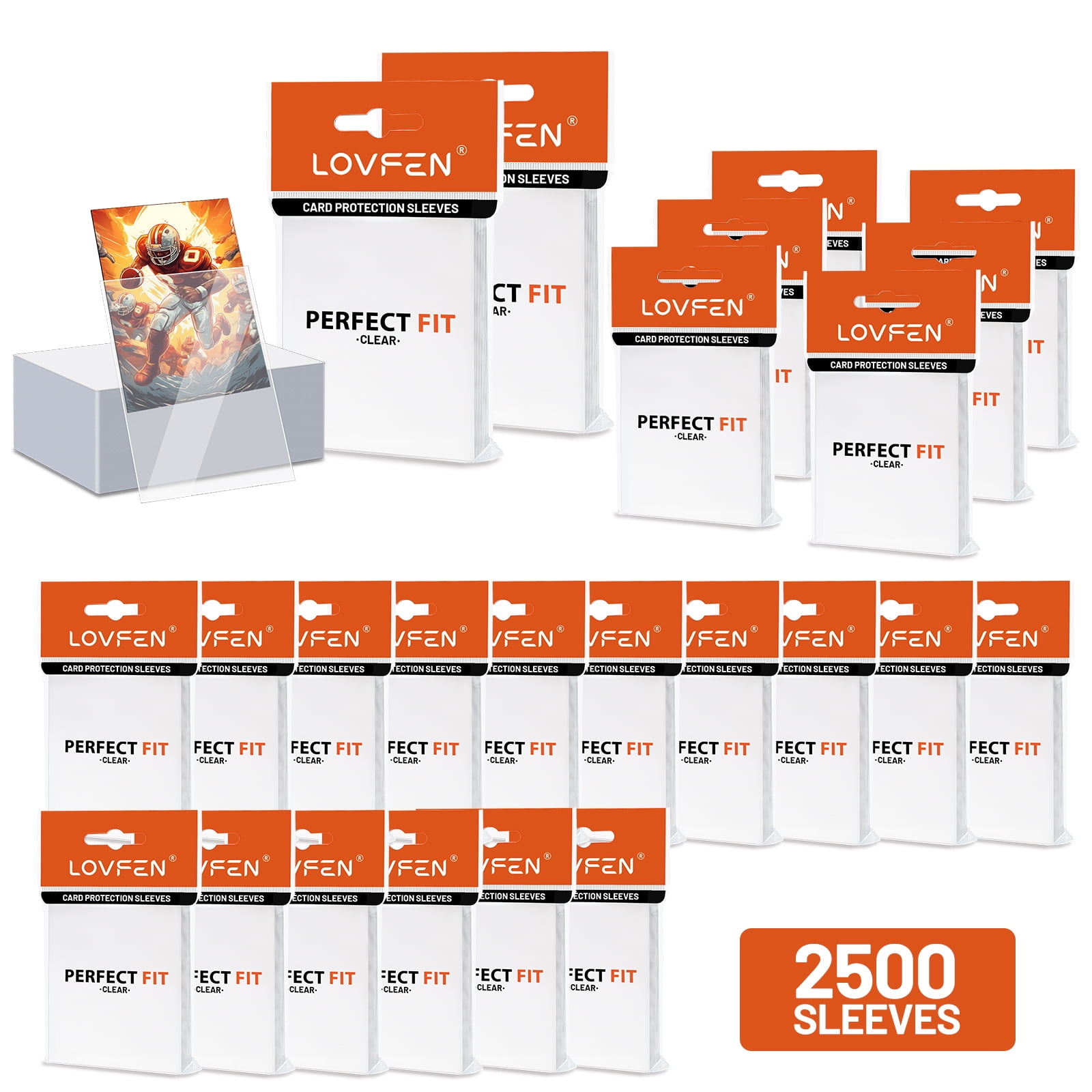 2500 Counts Card Sleeves Clear Penny Sleeves For Trading Cards 2500-counts-card-sleeves-clear-penny-sleeves-for-trading-cards
