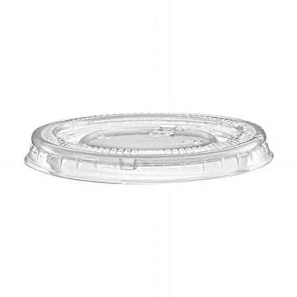 2500 Counts Diposable Clear Lids for Plastic Portion Cups (Clear Lids)