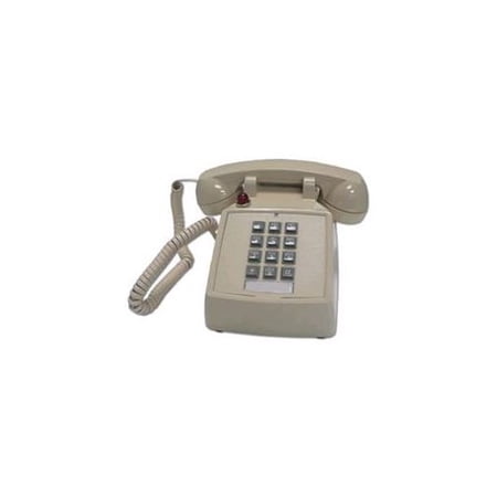 Cortelco 250000VBA27M Standard Phone - Black - Corded - 1 x Phone Line