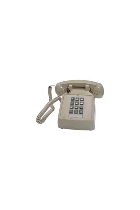 Cortelco 250000VBA27M Standard Phone - Black - Corded - 1 x Phone Line