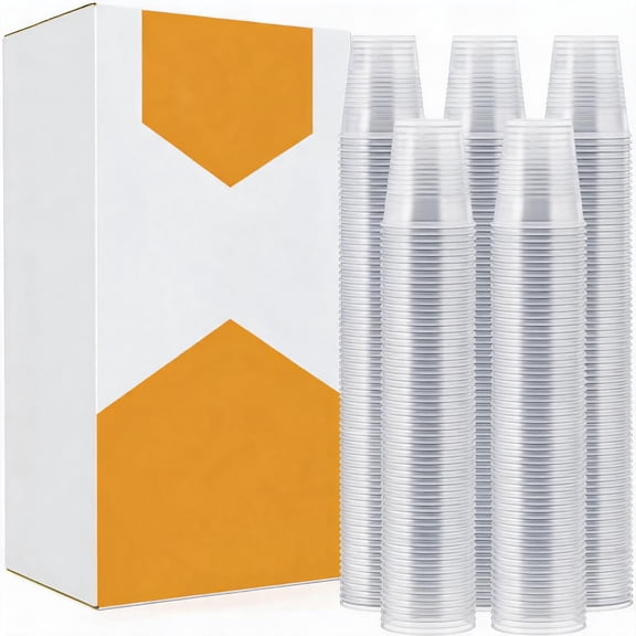 2500 Pack 3 Ounce Disposable Plastic Cups for Mouthwash Bathroom or Food Samples