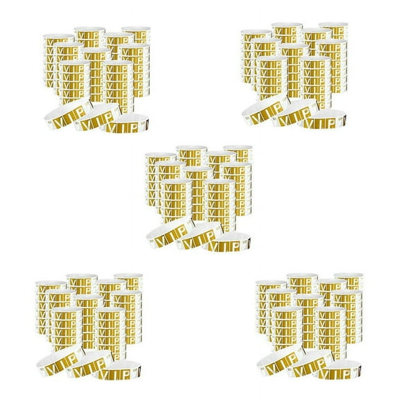 2500 Pcs VIP Event Bracelets Wrist Bands Colored Waterproof Armband