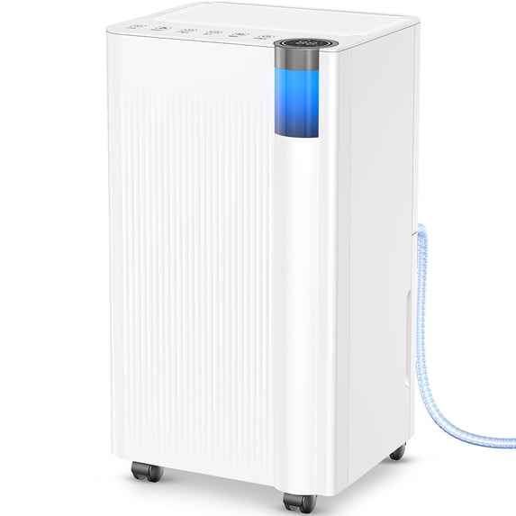 2500 Sq.Ft Dehumidifier for Basement with Drain Hose, 34 Pints Dehumidifiers for Home Large Room ,Bedroom, 3 Modes, Smart Humidity Control, Auto Defrost, 24H Timer