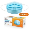 thumbnail image 1 of 2500 pcs Kids Child Children Face Masks Disposable 3 Ply Earloop Face Mask for Youth Pack of 50 per box, 1 of 5