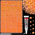 thumbnail image 1 of 25000Pcs Resin Rhinestones for Crafting, Mine Gold 2-6mm Mixed Sizes Non Hotfix Flatback Gems with 1Pcs Glue, Bedazzling Crystal for DIY Craft Clothing Mugs Tumblers Shoes Fabric Decor Nail Art, 1 of 8