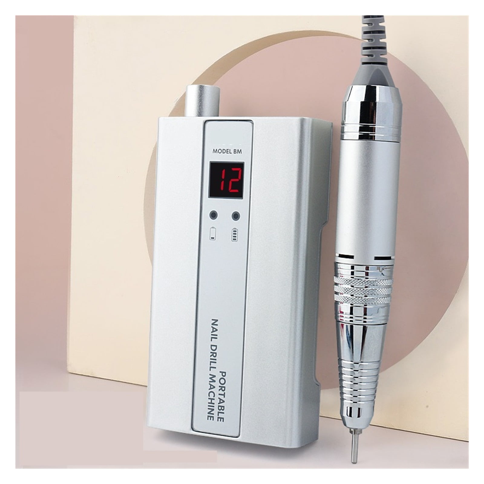 25000RPM Nail Drill Machine, Professional Lathe Machine Mill For Manicure, Electric Nails Sander, Nails Polisher Cutter File ,Low Noise