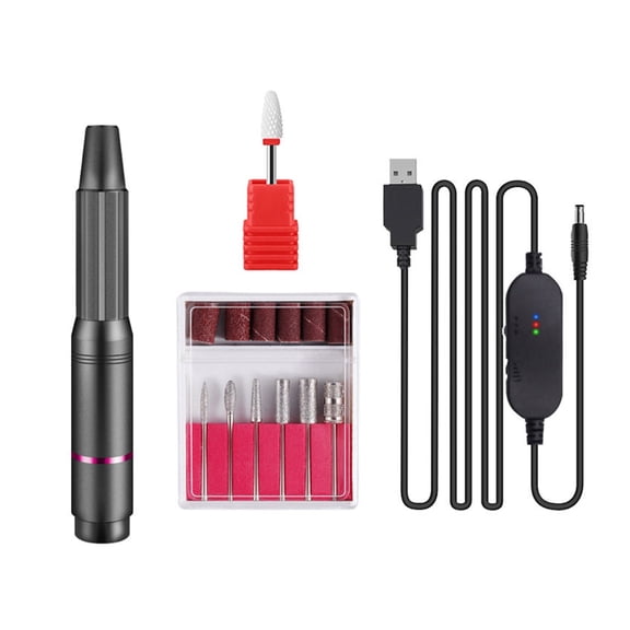 25000RPM Professional Electric Nail Sander For Manicure Pedicure, Rechargeable Cordless Power Nail Drill Machine For Gel Remover ,Easy to Operate