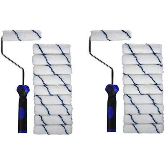 25009 4" Xtrasorb Microfiber 3/8" Nap with 10 Mini Rollers, Pack of 2$$Tools & Hardware Other