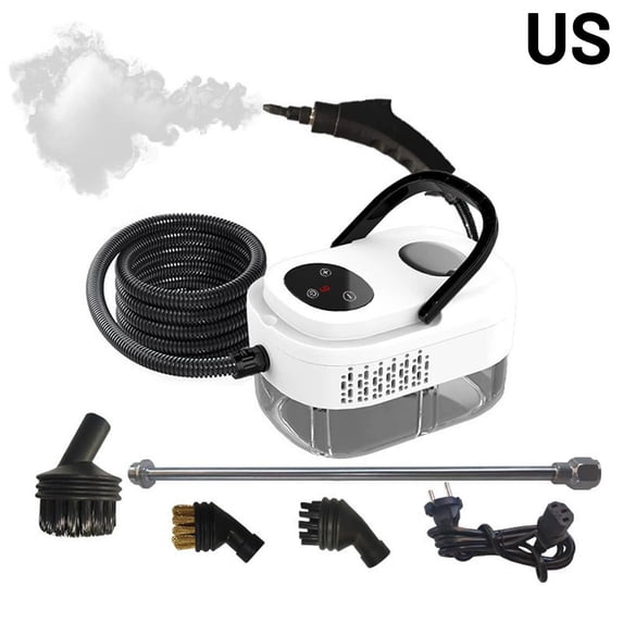 2500W Handheld High-Temperature Pressurized Steam Cleaner,15s Quick Steam,Smart Auto Shut-Off with 15 Accessories,1800ml Rapid-Heating SteamCleaner,for Kitchens, Bathrooms, Cars, Sofas, Carpets