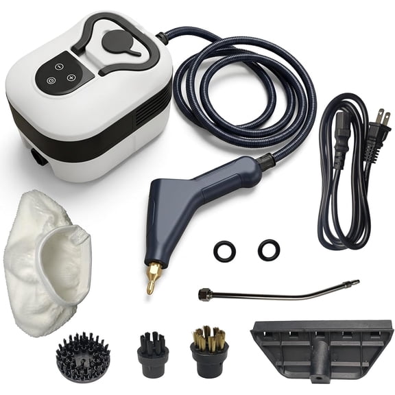 2500W Handheld High-Temperature Pressurized Steam Cleaner, Fast Heating Portable High Pressure Steam Cleaner for Home, Kitchen, Bathroom, Car Detailing and Grout, Multi-Surface Steam Cleaning Machine