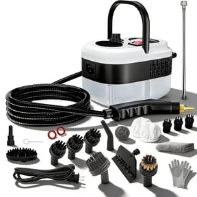 2500W Handheld Steam Cleaner for Home, 6-Level High Pressure Steam Gun, Steam Machine w/40.6oz Tank, Portable Car Steamer for Auto Detailing & Cleaning, Car, Floor, Furniture, Tile Grout, Wall