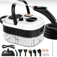thumbnail image 1 of 2500W Handheld Steam Cleaner for Home, 6-Level High Pressure Steam Gun, Steam Machine w/40.6oz Tank, Portable Car Steamer for Auto Detailing & Cleaning, Car, Floor, Furniture, Tile Grout, Wall, 1 of 11