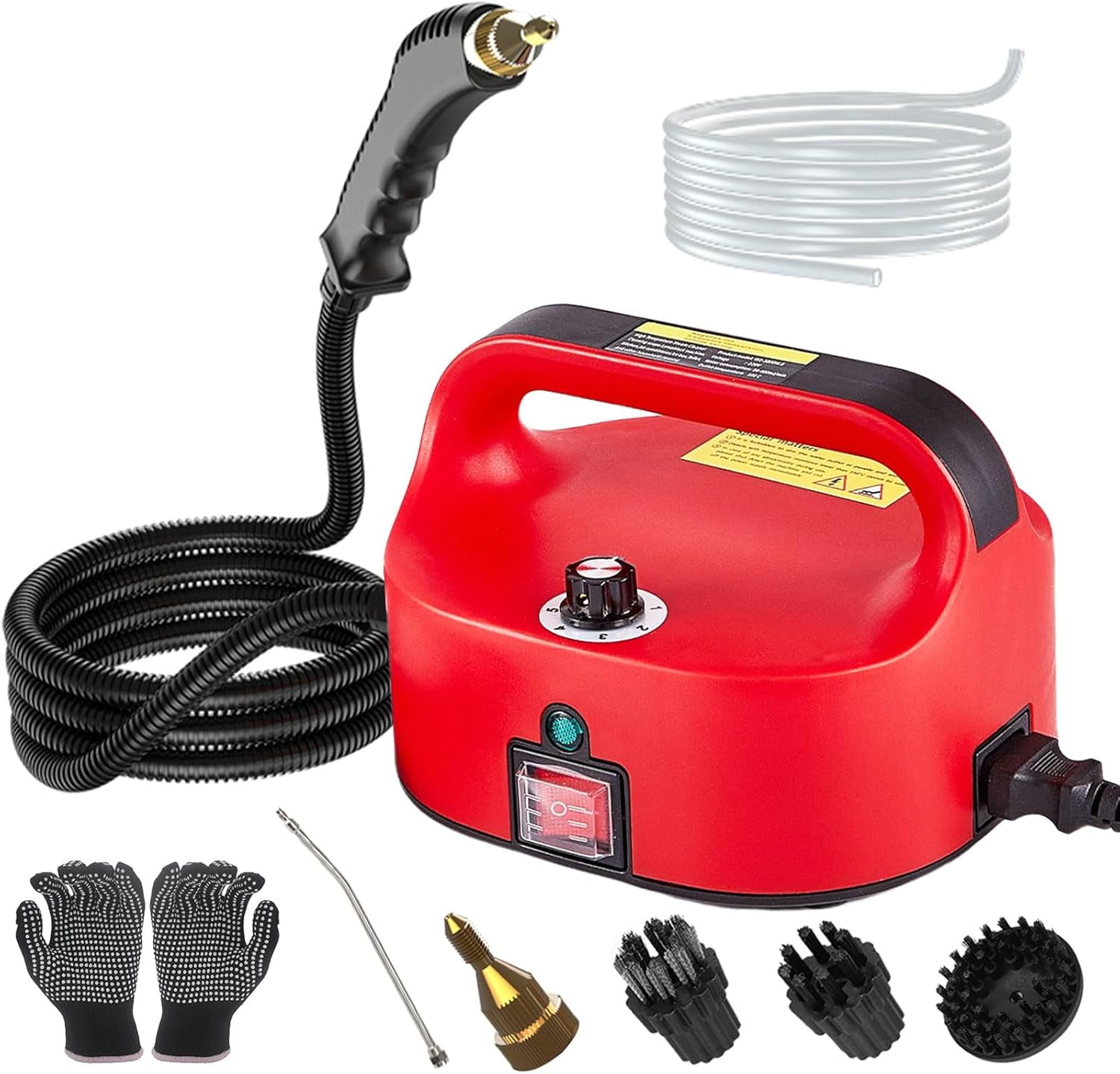 2500W Portable Steam Cleaner, Steam Shot Cleaner Handheld Steamer for Car Detailing, High Heat