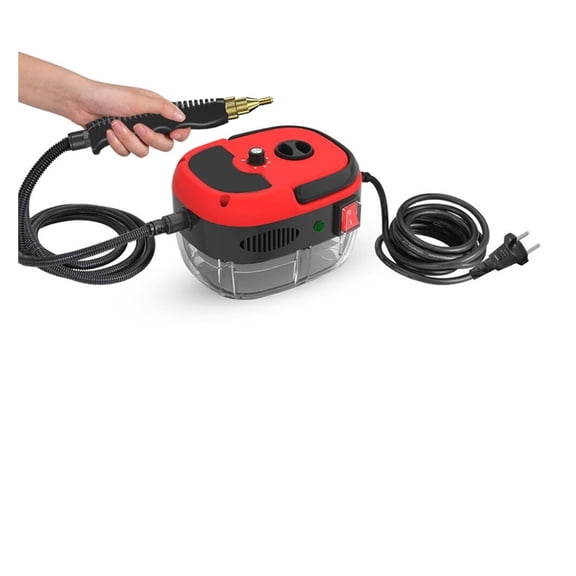 2500W Steam Cleaner High Temperature Pressure Washer, Portable Handheld Steam Cleaning Machine Household Cleaning Tool ,Easy to Use - RED_1
