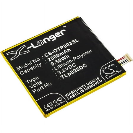 2500mAh TLp025D2 TLp025DC Battery for Alcatel OT-9001X Pixi 4 6.0 One Touch Pixi 4 6.0 OT-9001A OT-8050D One Touch Pixi 4 6.0 3G