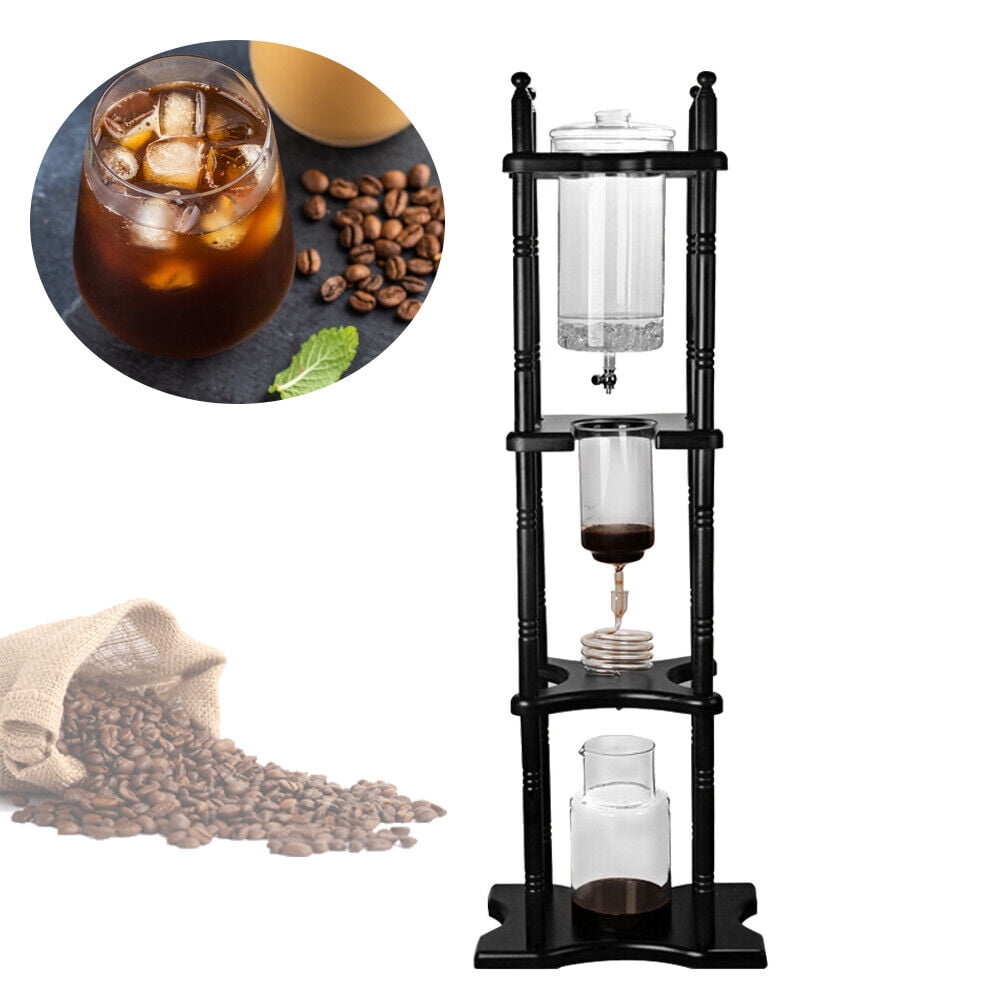Cafetière Ice Drip - 400 Ml, Vitesse Ajustable, Extraction à Froid, Facile à Utiliser Et à Nettoyer