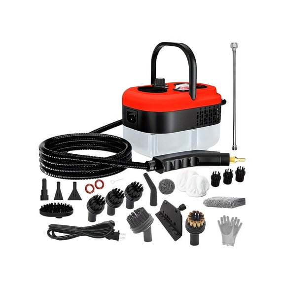 2500w Handheld High-Temperature Pressurized Steam Cleaner,Portable Car Steamer For Auto Detailing,Steam Cleaner For Home,Steam Cleaning Machine For Furniture,Kitchen,Grout,Floor,Tile