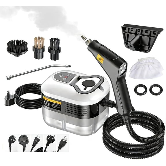 2500w Steam Cleaner with 6 Adjustable Levels - Portable Multi-Surface Handheld Steam Cleaning Machine for Kitchen, Bathroom, Furniture, Car, Windows