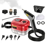 2500w Steam Cleaner with 6 Adjustable Levels - Portable Multi-Surface Handheld Steam Cleaning Machine for Kitchen, Bathroom, Furniture, Car, Windows