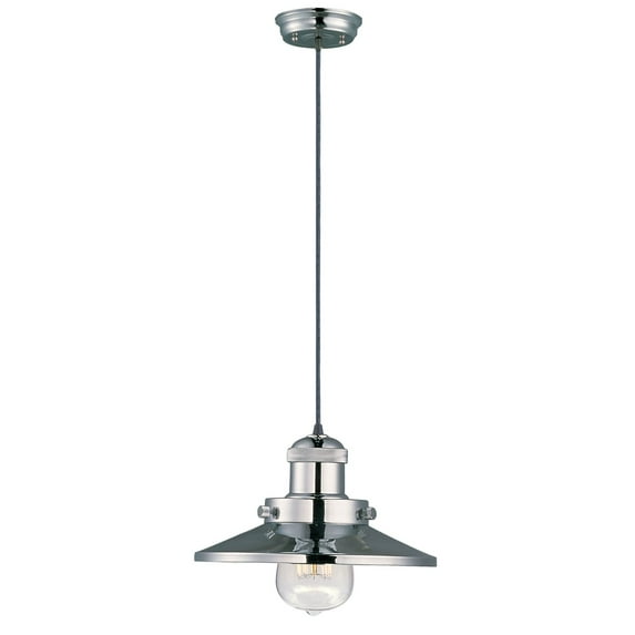 25020PN/BUI-Maxim Lighting-Mini Hi-Bay - 1 Light Pendant In Mediterranean Style-5.25 Inches Tall and 8 Inches Wide -Traditional Installation